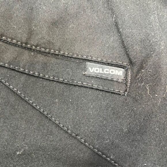 Volcom Men's Frickin Elastic Waist Shorts Drawstring Black XXL - Picture 7 of 11